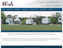 Tablet Screenshot of 4windsrvpark.com